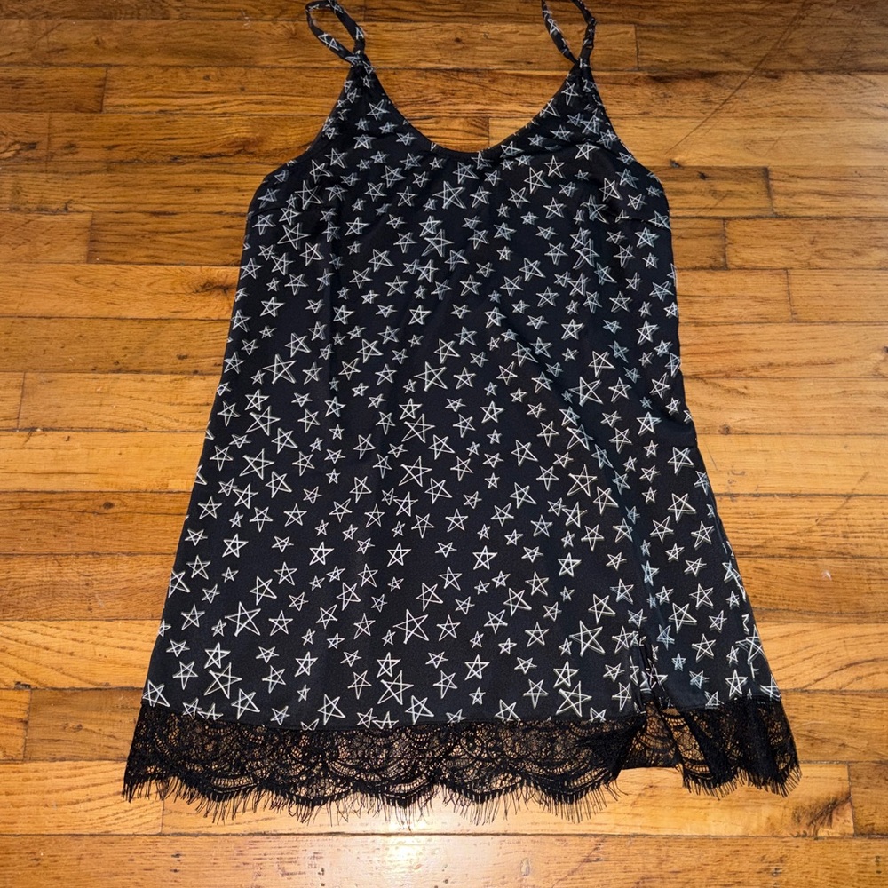 Hallow Lace Trim Slip Dress NWT UK 14 US size 10 - Picture 2 of 5